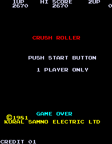 Crush Roller (Kural Samno) Title Screen